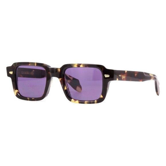 New CUTLER AND GROSS Havana Square 1393 02 Sunglasses Women - Picture 1 of 4